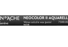 Caran d'Ache Neocolor II 009 - Black - Wax Pastel