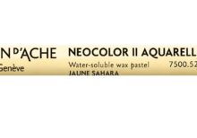 Caran d'Ache Neocolor II 521 - Sahara Yellow - Wax Pastel