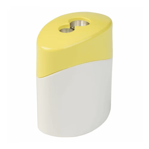 M+R Elipse Double Hole Metal Sharpener - Elliptic Swing Bin (Biomaterial, Biobased Carbon 69%)