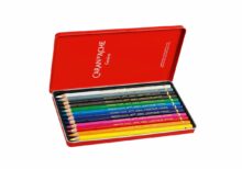 Caran d'Ache Pablo 12 Water Resistant Colour Pencils in Metal Tin