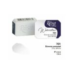Rosa Gallery 2.5ml Zinc White Watercolour Paint Pan - Professional Quality