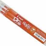 Pilot Frixion Pen Refills Medium 0.7mm Orange set of 3