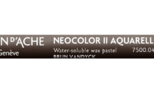 Caran d'Ache Neocolor II 045 - Vandycke Brown - Wax Pastel