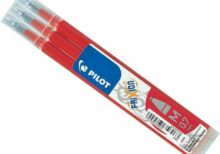Pilot Frixion Pen Refills Medium 0.7mm Red set of 3