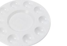 Jakar Palette, White Plastic, 17.5Cm Diam., 10 Well, Round