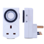 24 Hour Plug-In Energy Saving Mini Mechanical Timer Switch