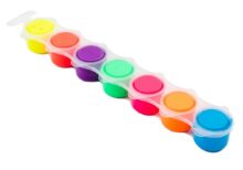 Jakar Fluorescent Poster Paint, Chain Set Of 7, 20Ml Pots, Assorted Colours, Hanging Pack