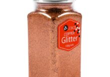 Jakar Glitter Fine, Copper, 100G Square Jar
