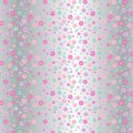 Oasis Pink Scattered Flower Film (80cm x 1M) Folded Cellophane Wrap - Versatile & Recyclable