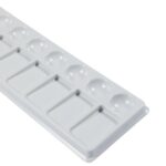 Jakar Palette, White Plastic, 30 X 10Cm, 16 Well, Rectangular, Hanging Pack