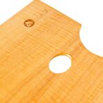 Jakar Palette, Varnished Walnut/Poplar Laminate, 30 X 40Cm, Flat, Rectangular, With Thumb Hole, Large