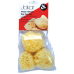 Jakar Natural Sea Sponge, Pack Of 3 (Average Size 7Cm / 2.75”) Hanging Pack