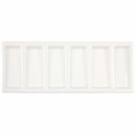 Jakar Palette, Porcelain, 20 X 8 X 1.5Cm, 6 Well, Rectangular, Individually Boxed