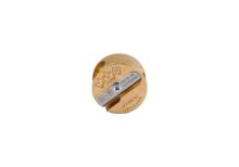 Jakar Pencil Sharpener, Double Hole (Brass) Round