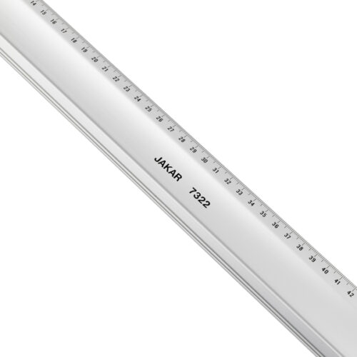 Jakar Ruler, 60Cm Aluminium, With Ridge For Use With 7321 Mount Cutter, Hanging Pack