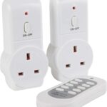 Status Wireless Remote Control Socket White 2 Pack UK Mains Plug