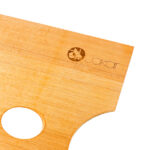 Jakar Palette, Varnished Walnut/Poplar Laminate, 25 X 35Cm, Flat, Rectangular, With Thumb Hole, Medium