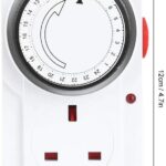 24 Hour Plug-In Segment Timer Switch UK Mains Plug Socket