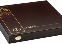 Caran d'Ache Pablo 120 Water Resistant Colour Pencils  in Wooden Box