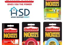 UniBond (2 Strips) Permanent Mounting Strips 20mm x 40mm - Holds up to 3kg, No More Nails