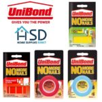 UniBond (1 Strip) Removable Mounting Strips 20mm x 40mm - Holds up to 2kg, No More Nails