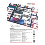Rosa Gallery Artist Watercolour Sample Dot Card Sheet - 80 Vibrant Colours for Artists