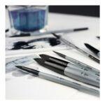 Rosa Gallery Synthetic Round Stream 132/ No.4 Brush – Ideal for Fine Detailing & Precision Work